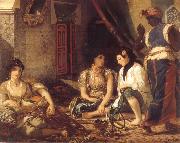 Algerian Women in their Apartments Eugene Delacroix